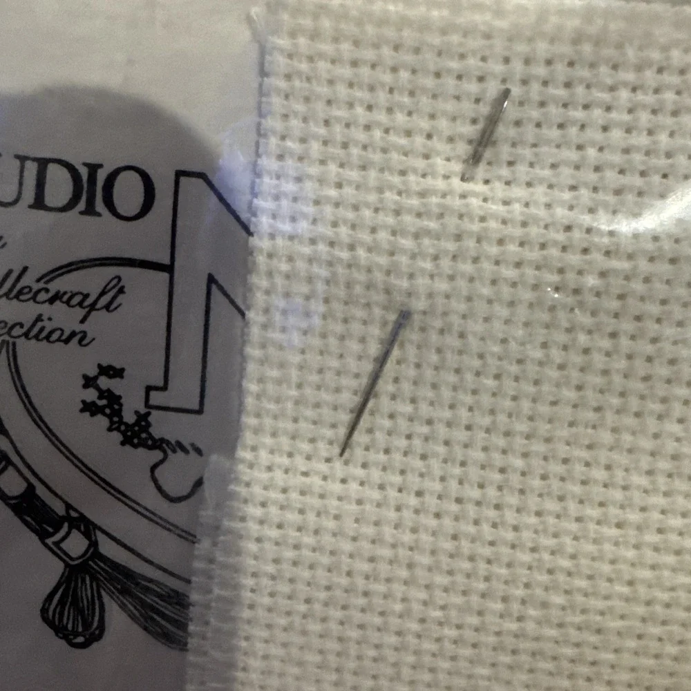 Vintage Studio M Red 1955 Chevy Cross Stitch Kit #118171 Made In USA 15x6